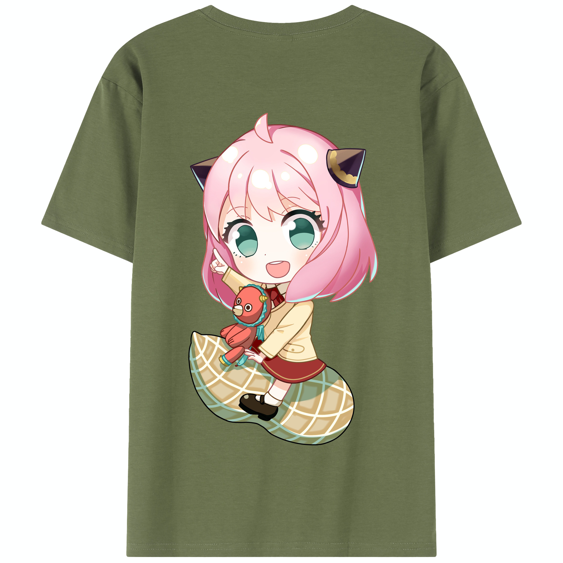 （画像用） SPY×FAMILY间谍家家酒 綿100％半袖Tシャツ（背面プリント）
